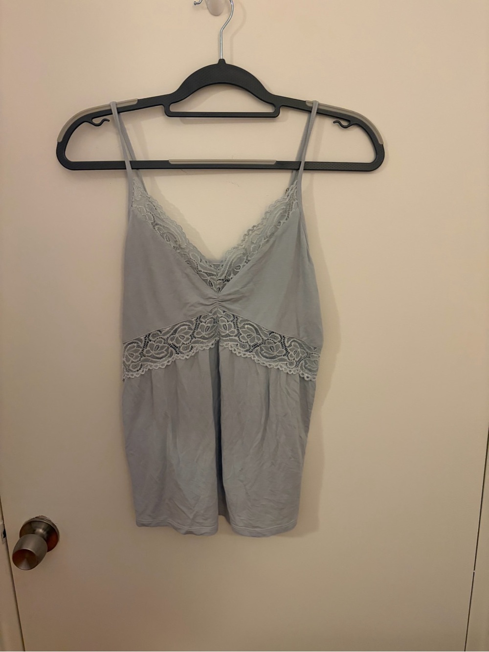 Daisy Fuentes Pale Blue Scoop Neck Cami
